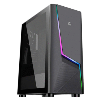 Ant Esports ICE-130AG Mid Tower Gaming Cabinet- BLACK