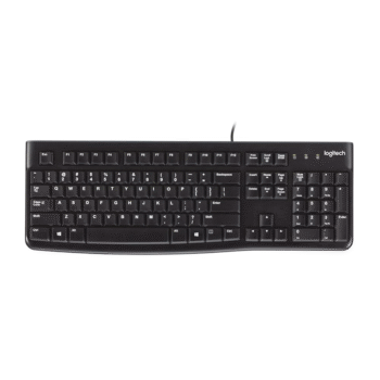 Logitech K120 Wired USB Keyboard - Black