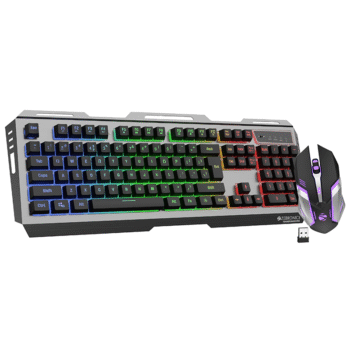 ZEBRONICS Zeb-Transformer PRO Gaming Wireless Keyboard & Mouse Combo- Black