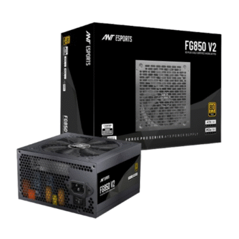 Ant Esports FG850 V2 850W 80+Gold Full Modular ATX 3.1 & PCIe 5.1 Power Supply-Black