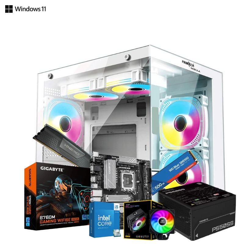 intel-i5-14600k-ddr5-gaming-pc.jpg Intel Core i5-14600K DDR5 Gaming and Editing PC Tower