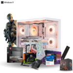 Prebuild PC For Gaming and Editing |AMD Ryzen 5 7500F | MSI B650M Bomber WiFi Motherboard | 16GB Ram DDR5 | 1TB Nvme SSD Blue | RTX 5060 Ti OC 8GB | 360mm Liquid Cooler | Cooler Master MWE 650 V3 Bronze SMPS | Prebuild CPU Tower Assembled