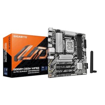 GIGABYTE B860M DS3H WIFI6E Micro-ATX Motherboard – LGA1851, DDR5