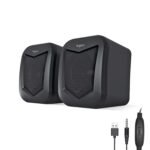 FINGERS DeskSound 2.0 USB Powered Multimedia Speakers