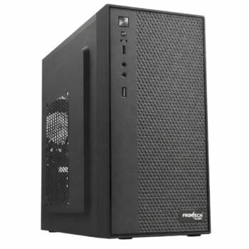 FRONTECH Glory Premium Silver Series Cabinet - Black
