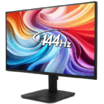 Acer KA270 P6 27 Inch IPS Full HD Backlit LED Monitor I 144Hz Refresh Rate, 1MS VRB, AMD FreeSync I 99% sRGB I 1 x VGA 1 x HDMI with Inbox HDMI Cable I Zero Frame Design I Eye Care I Stereo Speakers
