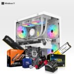 Multi-Tasking PC Build With Ultra 5 225F | Gigabyte H810MK Gaming Motherboard | 8GB  DDR5 5600MHz RAM | RX550 4GB Graphic Card | 512GB NVMe SSD | 500Watt SMPS Prebuild PC Tower