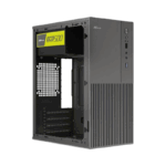 Ant Value VM4P Mid Tower (M-ATX/M-ITX) Black Cabinet with ATX Power supply