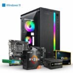 Prebuilt Gaming PC AMD Ryzen 5 3400G | 8GB RAM | 256GB SSD | RGB Cabinet | 3 Year Warranty
