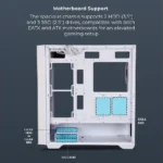 Zebronics Vortex white cabinet