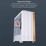 Zebronics Vortex white cabinet