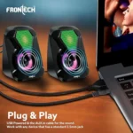 FRONTECH 2.0 USB Computer Speakers (3)