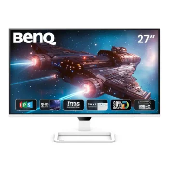 BenQ EW270Q White Monitor 27 Inch QHD Display