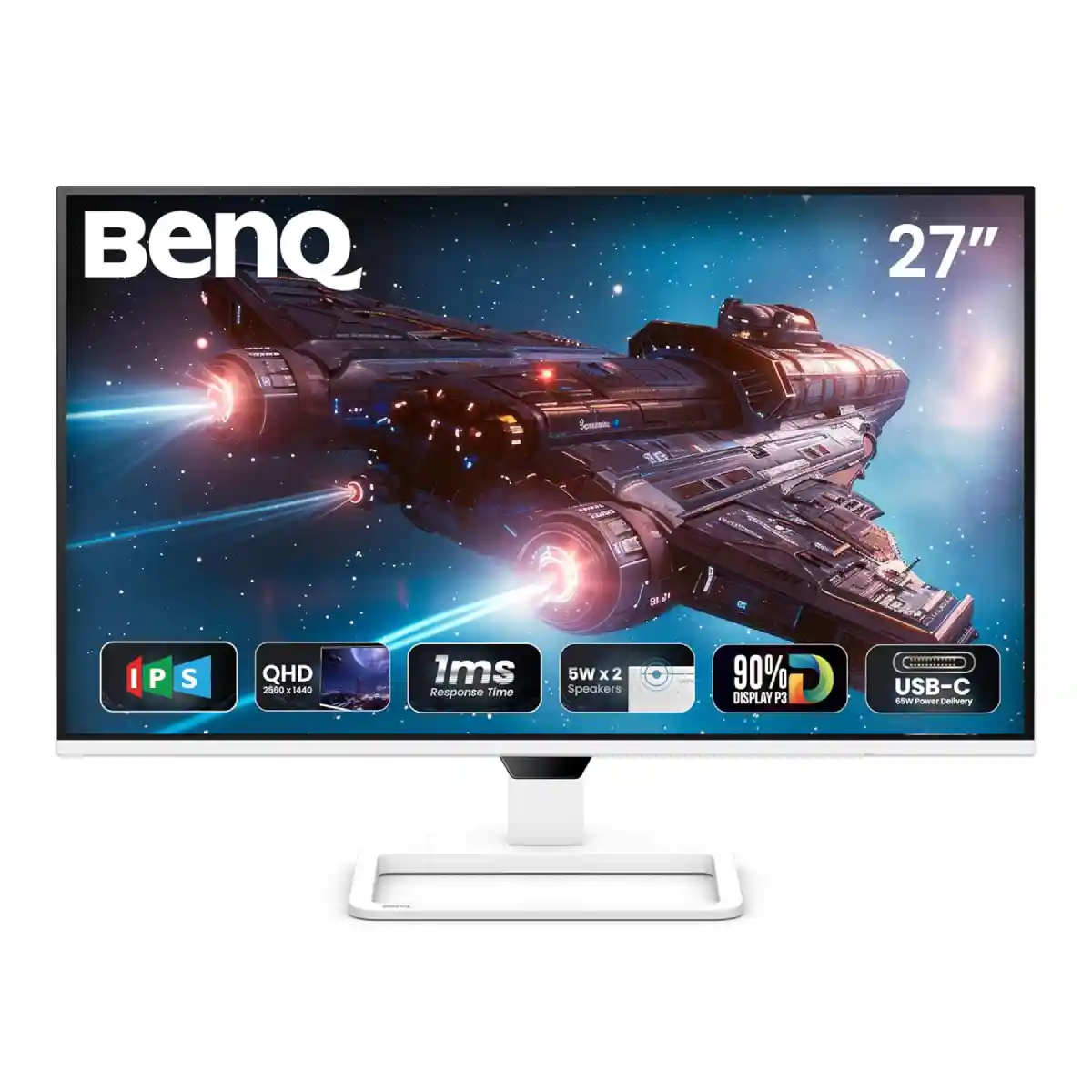benq-ew270q-white-monitor BenQ EW270Q White Monitor 27 Inch QHD Display