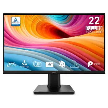 MSI PRO MP225 E12VL 22 Inch Monitor Full HD Office Monitor